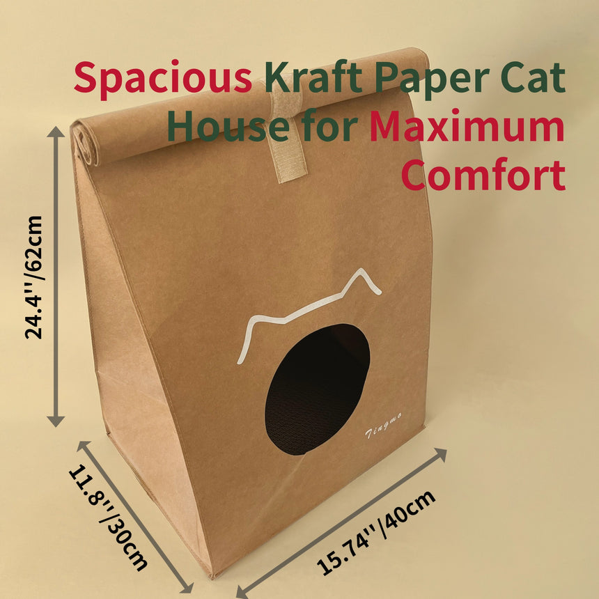 Kraft Paper Cat House