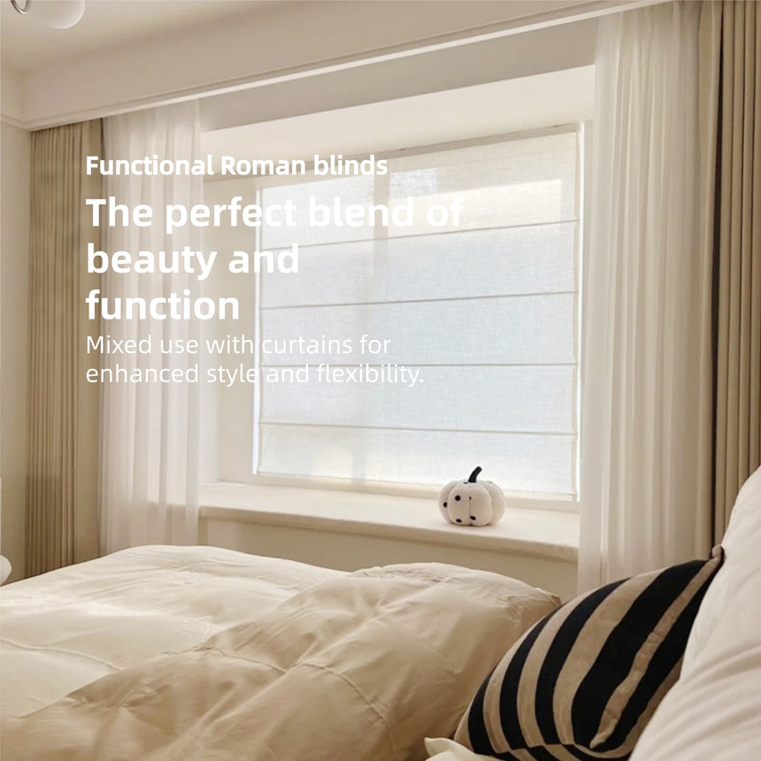 Wenhome Smart Roman Shades