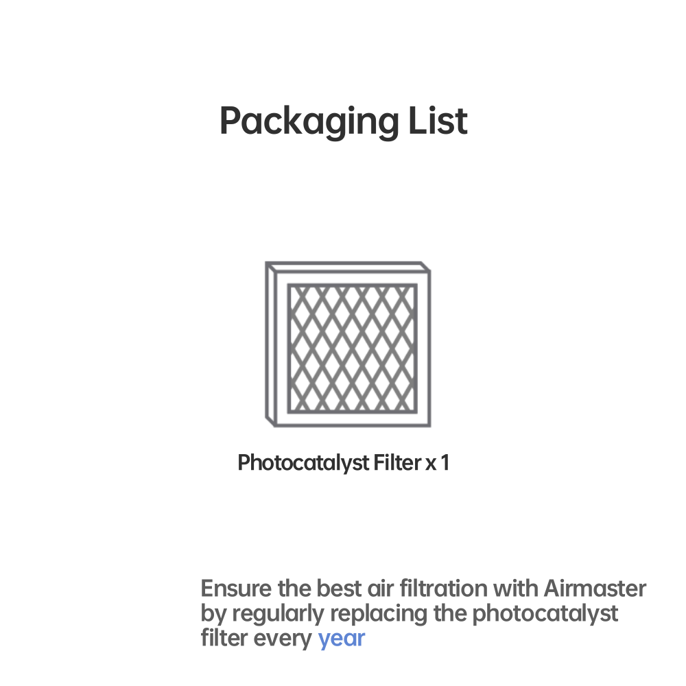 Photocatalyst Filter (AirMaster)